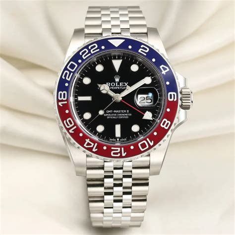 rolex gmt-master 2 pepsi prix|rolex gmt master 2 size.